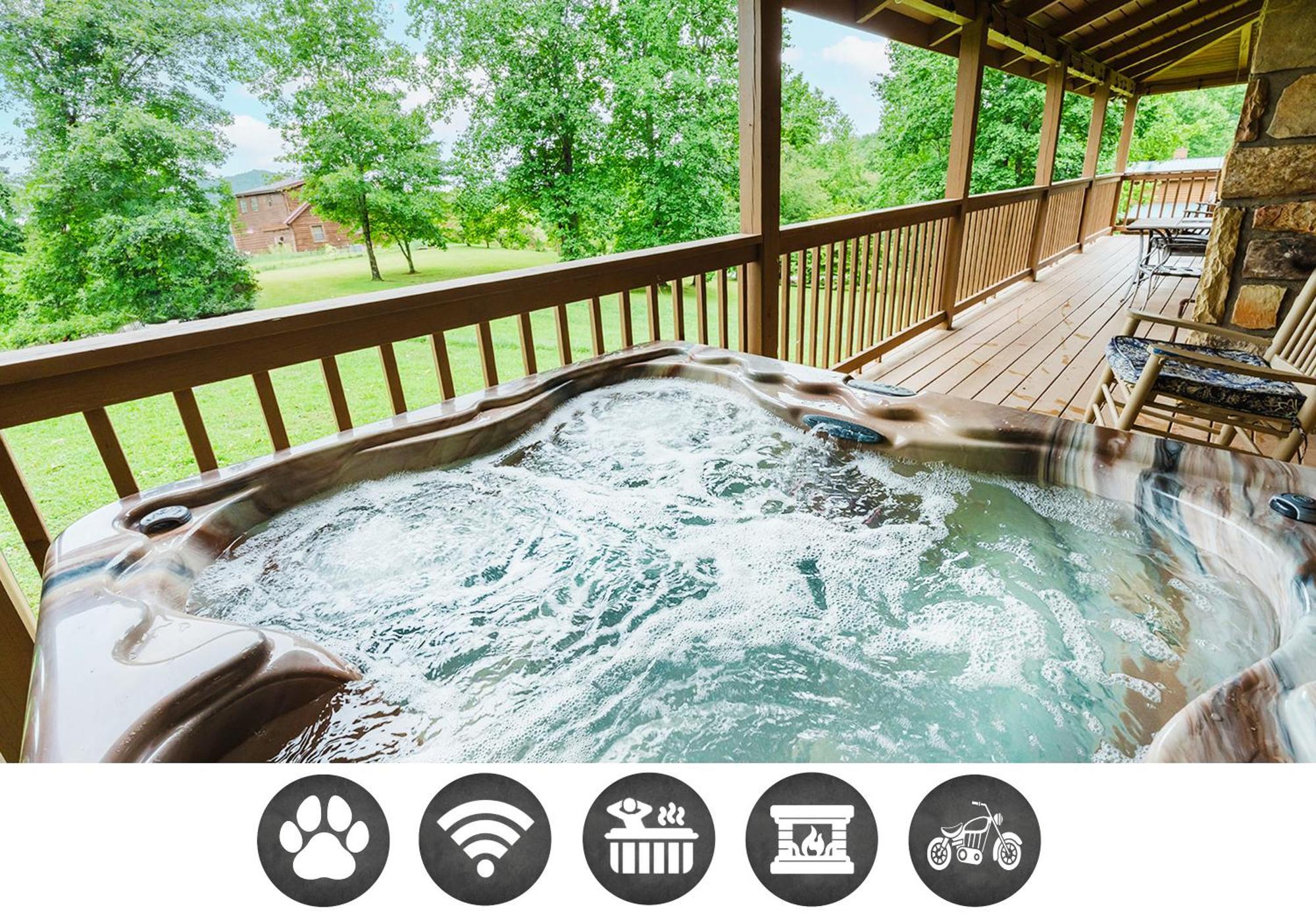 A Dream Come True Cabin Sevierville Bagian luar foto